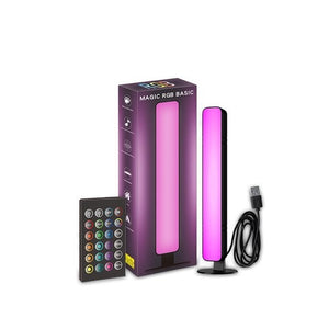 LAMPA DE BIROU,  RGB COLORAT, 14 LED, PUTERE 5V, TELECOMANDA CU 24 DE TASTE