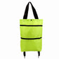GEANTA PLIABILA, 2 IN 1, CARUCIOR CU ROTI, PENTRU CUMPARATURI, 19 L