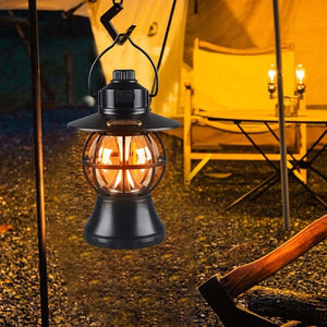 Lampă de camping retro portabilă