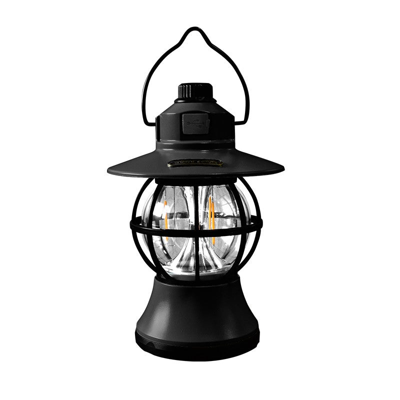 Lampă de camping retro portabilă