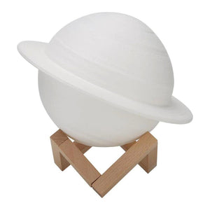 Lampa de veghe cu telecomanda in forma de Saturn 3D