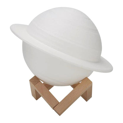 Lampa de veghe cu telecomanda in forma de Saturn 3D